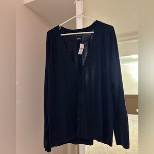 100% Merino Wool Boyfriend Cardigan